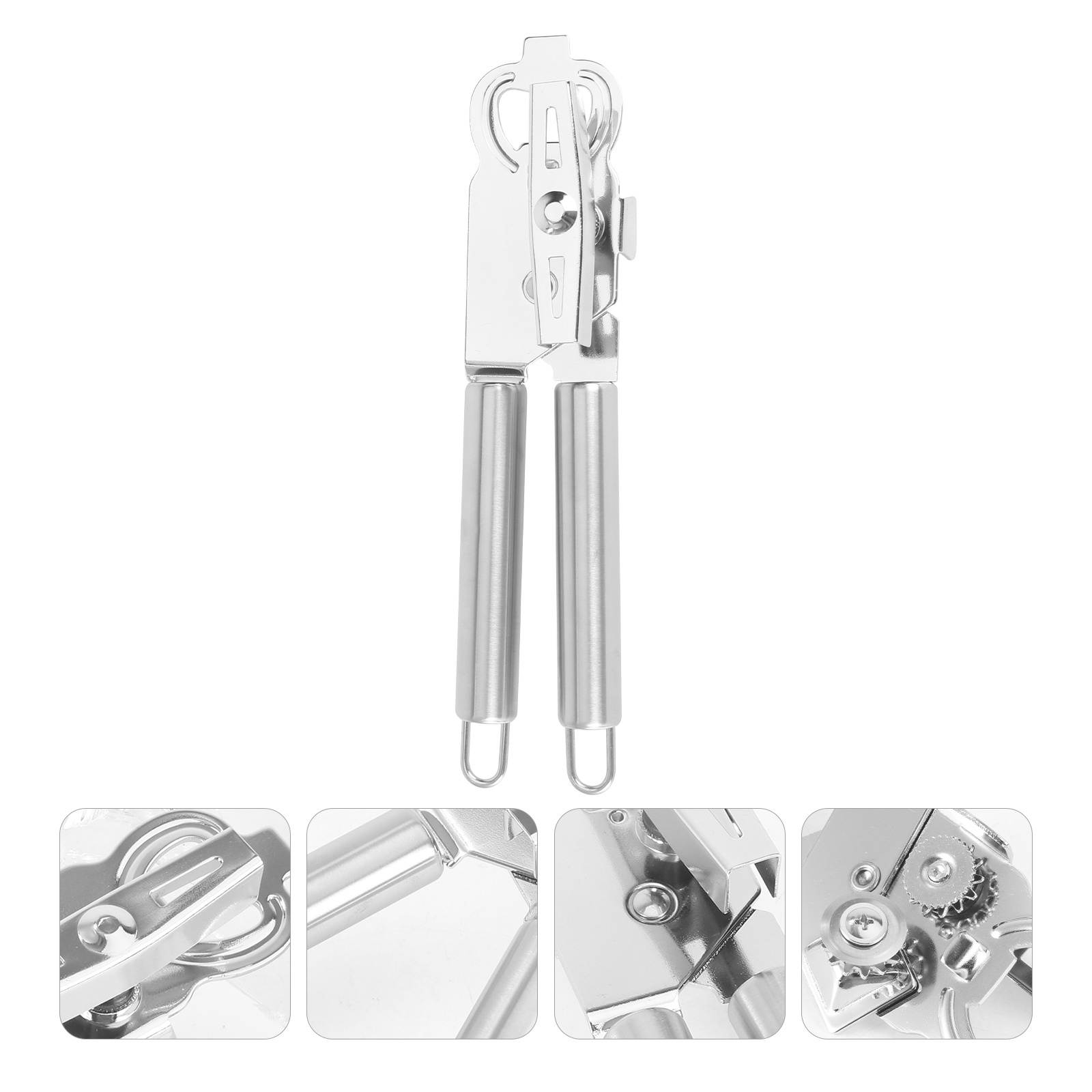 Stainless Steel Manual Can Opener Professional Multi-function Tin Can Bottle Opener Craft Beer Grip Opener Kitchen Tool Bar Gadget HF0118