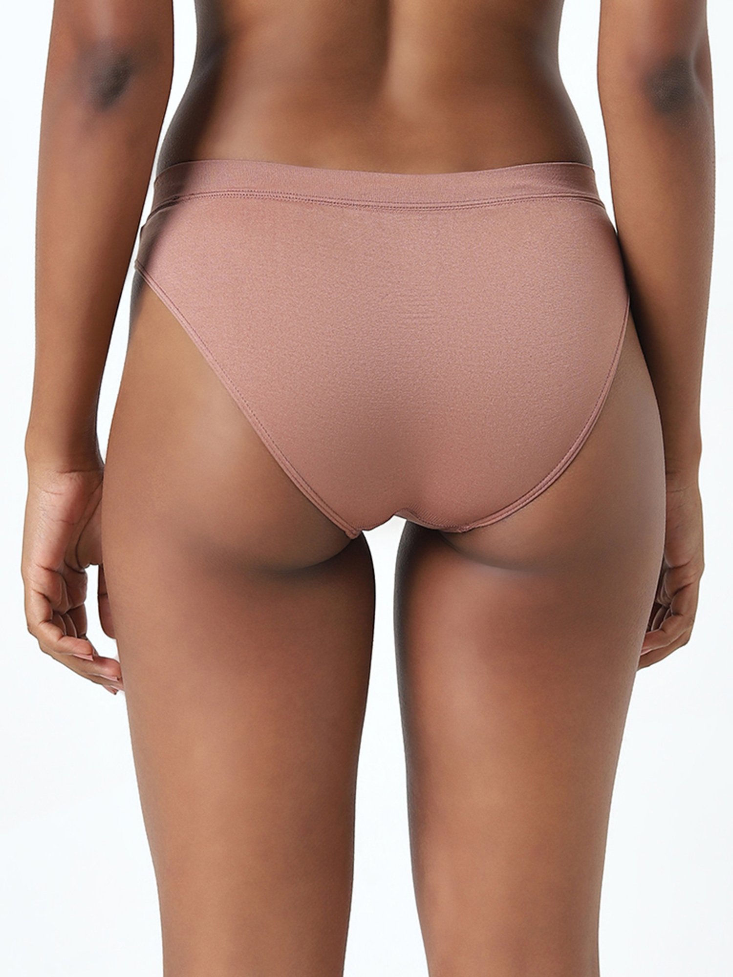 Superstar by Westside Brown Seamfree Bikini Cotton Brief