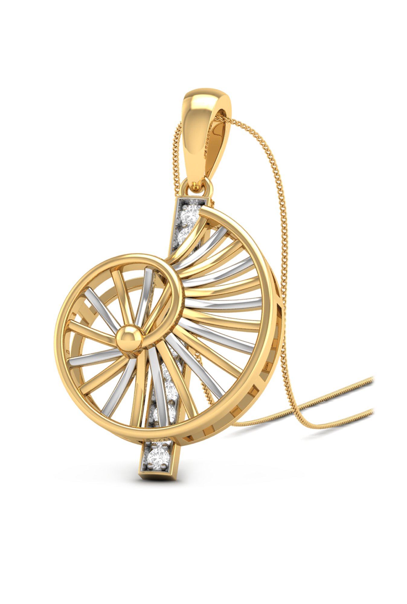 PC Jeweller Devine 22 kt Gold Pendant without Chain