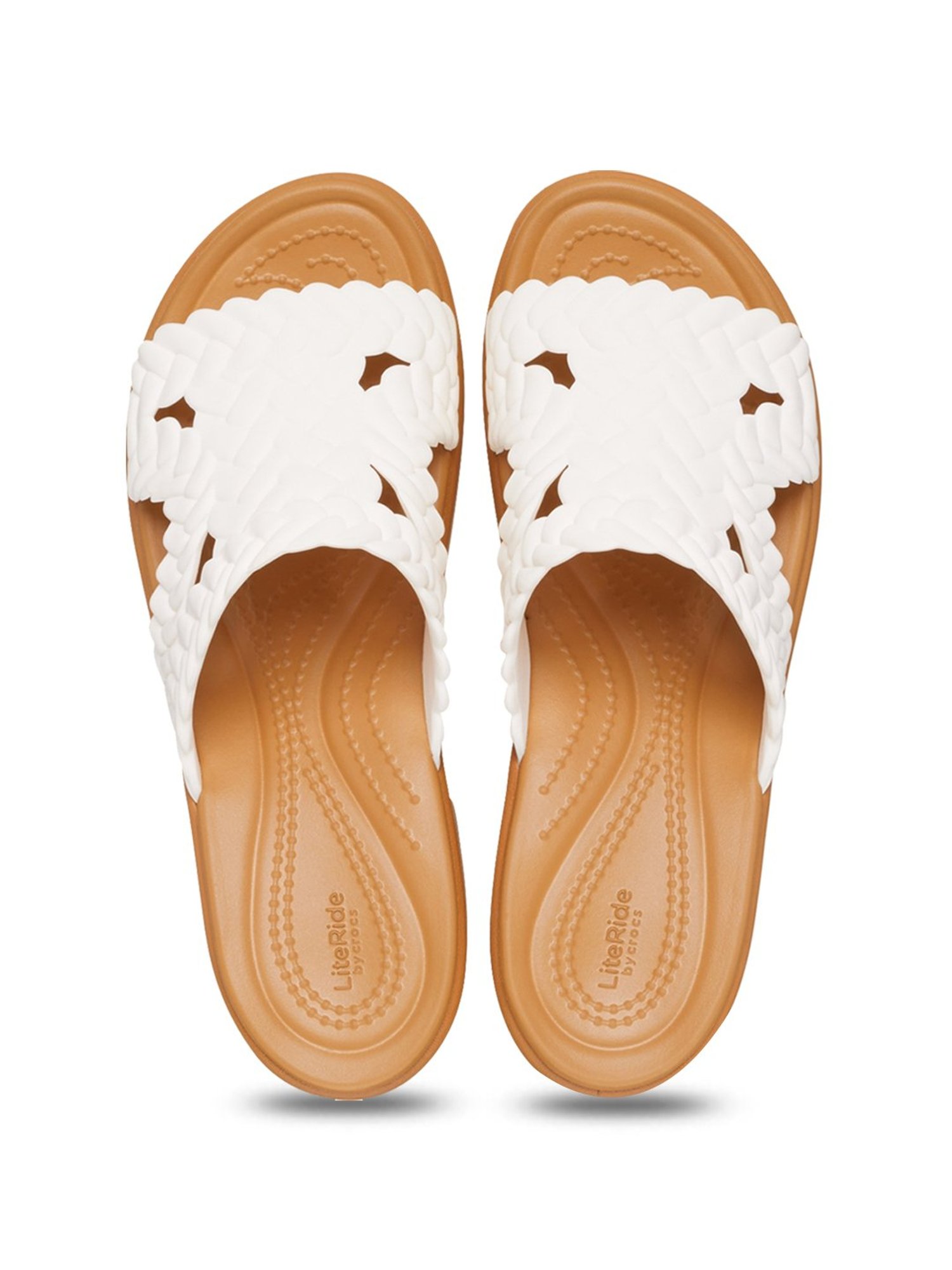 Crocs Women's Brooklyn Off White Casual Sandals