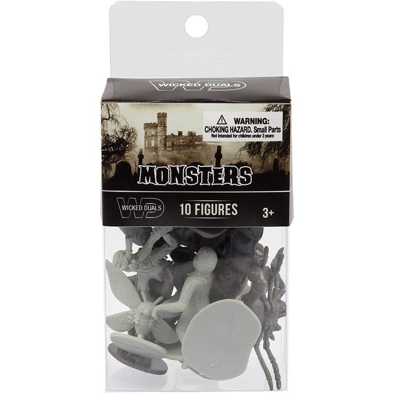 Hingfat Monster Action Figure Toy Playset, 10 Pieces