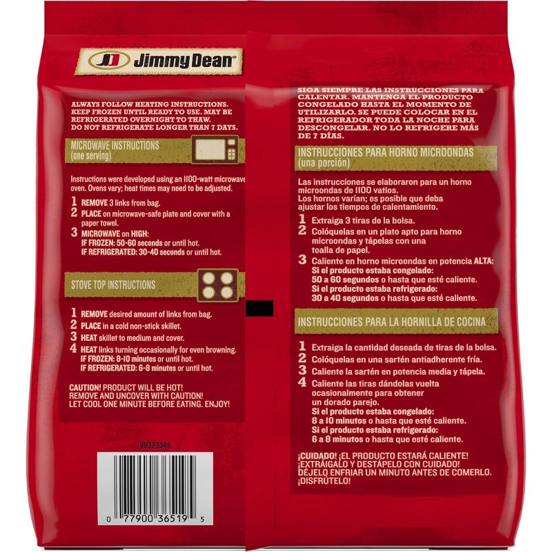 Jimmy Dean Frozen Original Sausage Links - 23.4oz/36ct