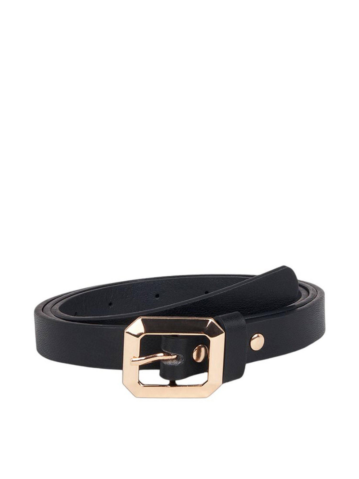Hidesign Mariko Brown Solid Leather Narrow Belt