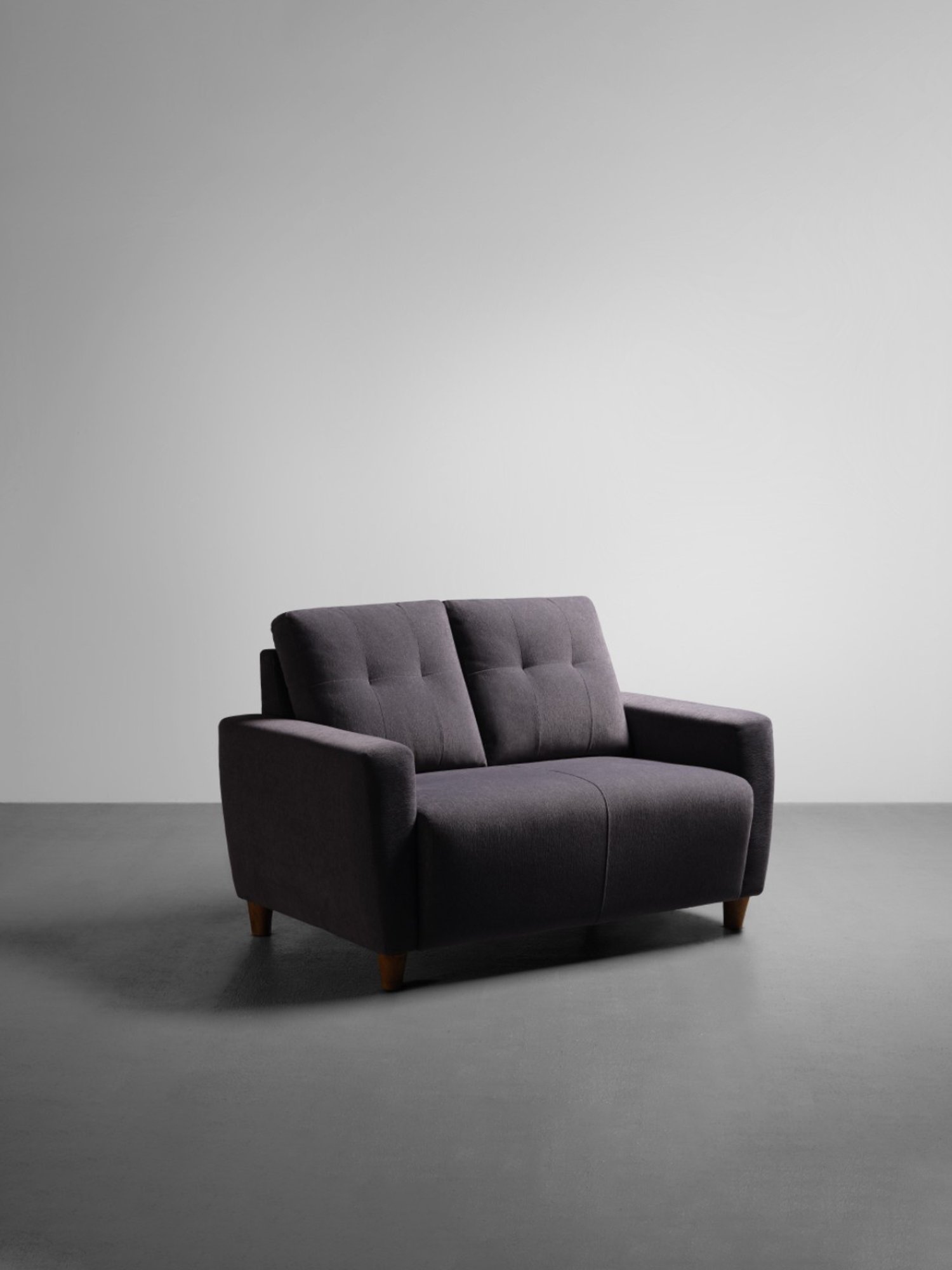 Sleepyhead Yolo Sesame Grey Fabric 2 Seater Sofa