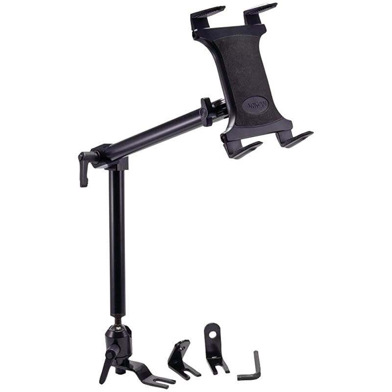 Heavy Duty Car or Truck Seat Rail Tablet Mount with 22 inch Arm for iPad Pro iPad Air 2 Retail Black