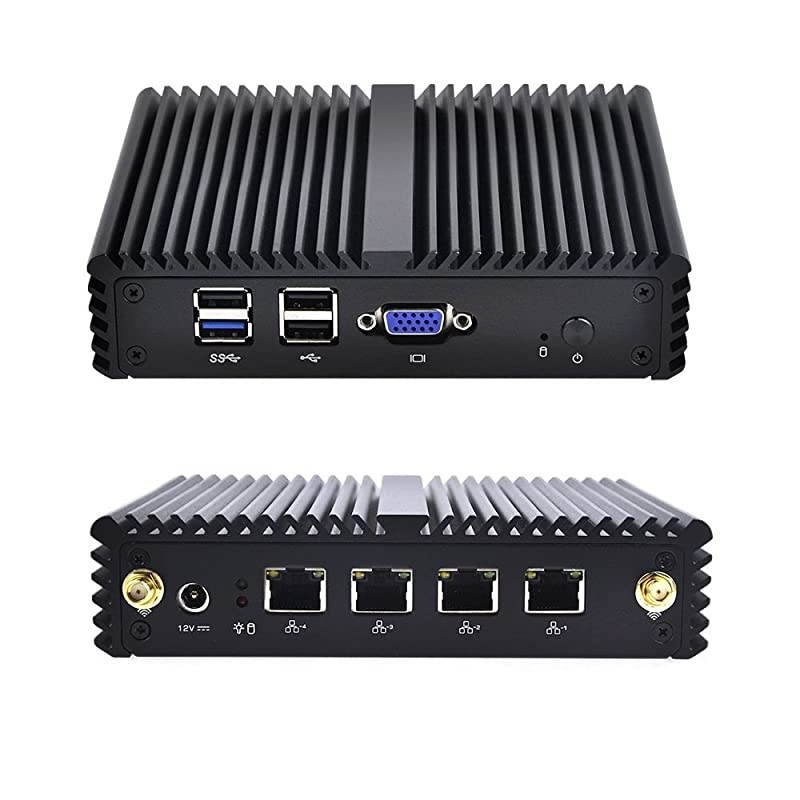 LAN Mini PC with Intel celeron Processor j1900 onboard, GB RAM 6GB SSD, VGA Mini PC Support OPNsense