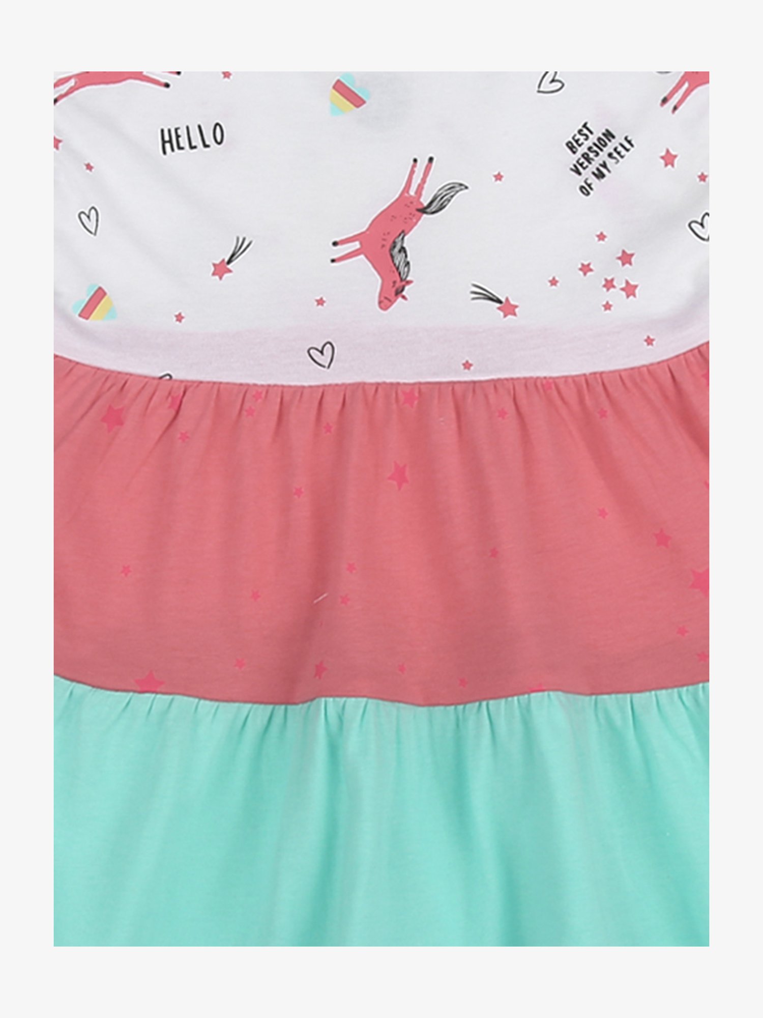 Mothercare Kids Multicolor Color Block Dress