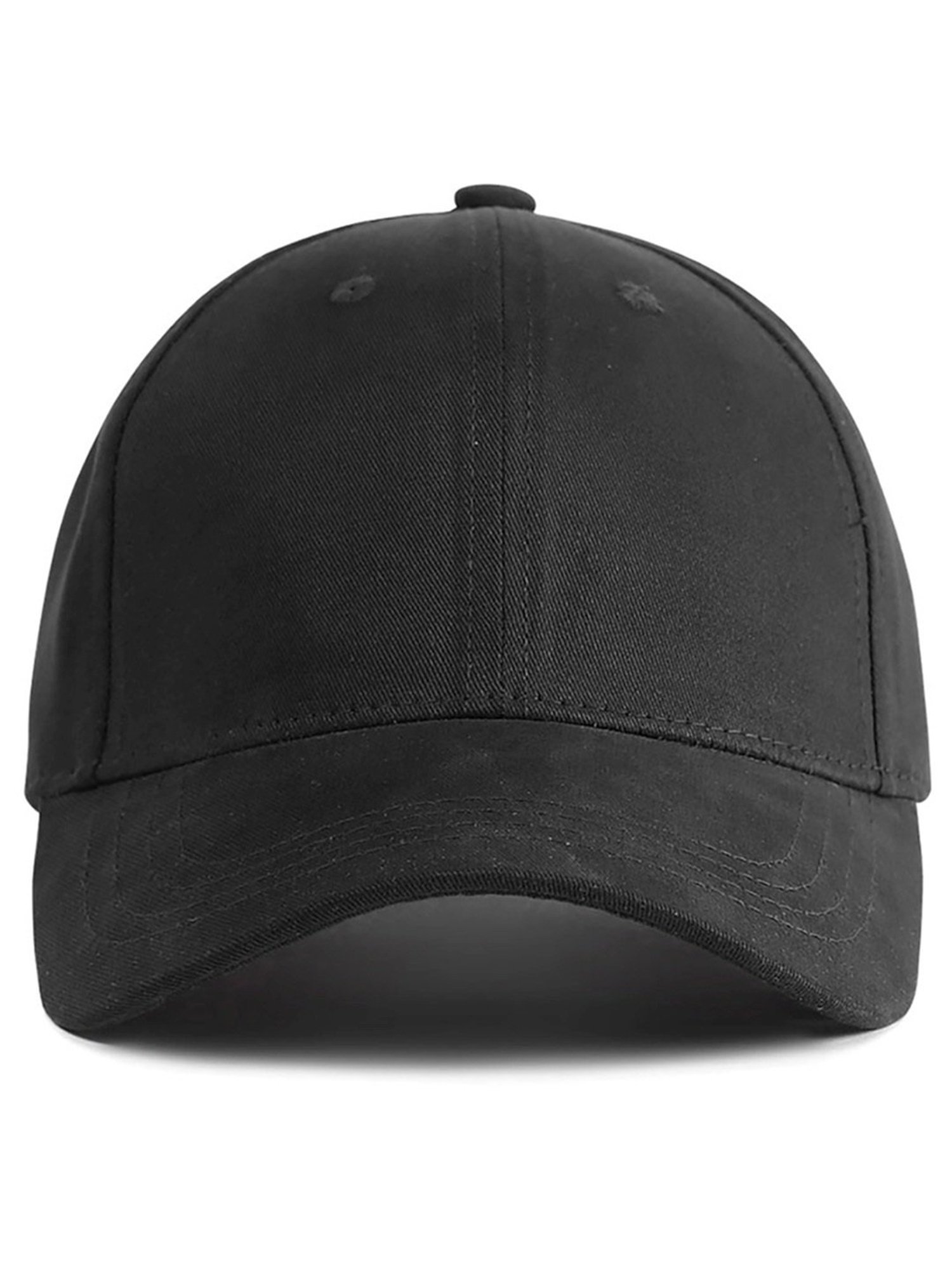 Omtex Unisex Polo Cotton Cap (Black) Size - Free Size