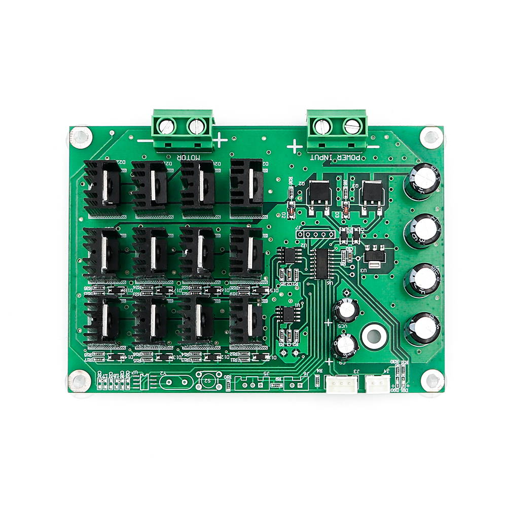 Motor Speed Control Board, DC 10-50V 60A High Power Motor Speed Controller PWM HHO RC Driver Controller Module 12V 24V 48V 3000W Extension Cord with Switch