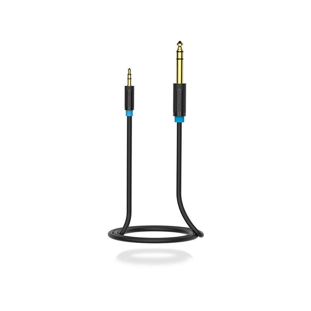 Vention 3.5mm to 6.35mm Adapter Jack Audio Cable for Mixer Amplifier Guitar Male to Male Aux Cabo (3M/10ft)