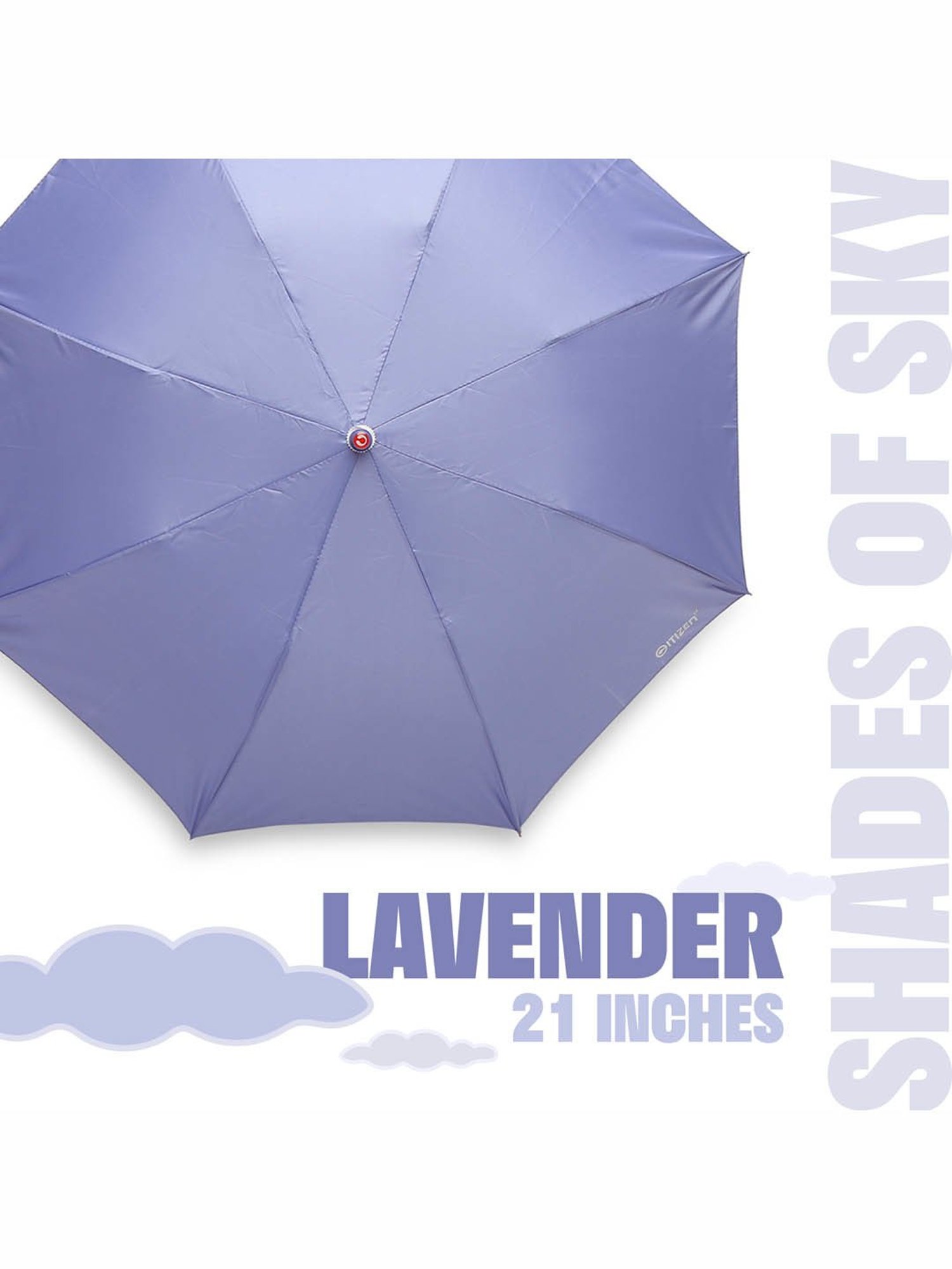 Citizen Purple Solid Free Size Umbrella