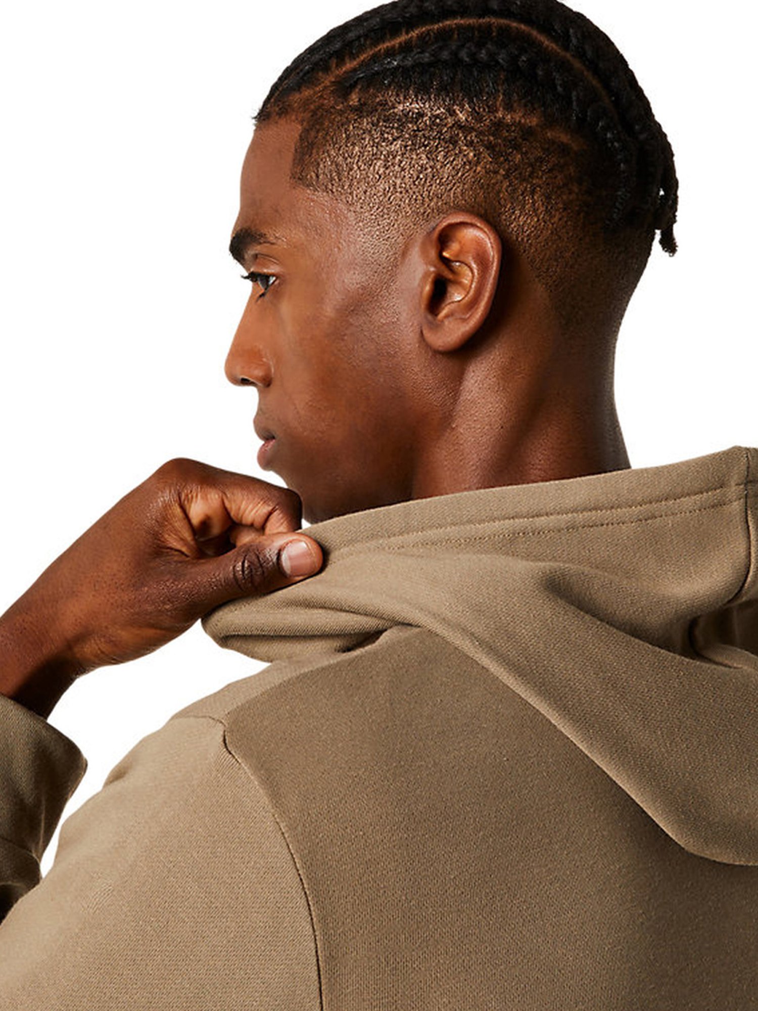 Asics Brown Regular Fit Sports Hoodie