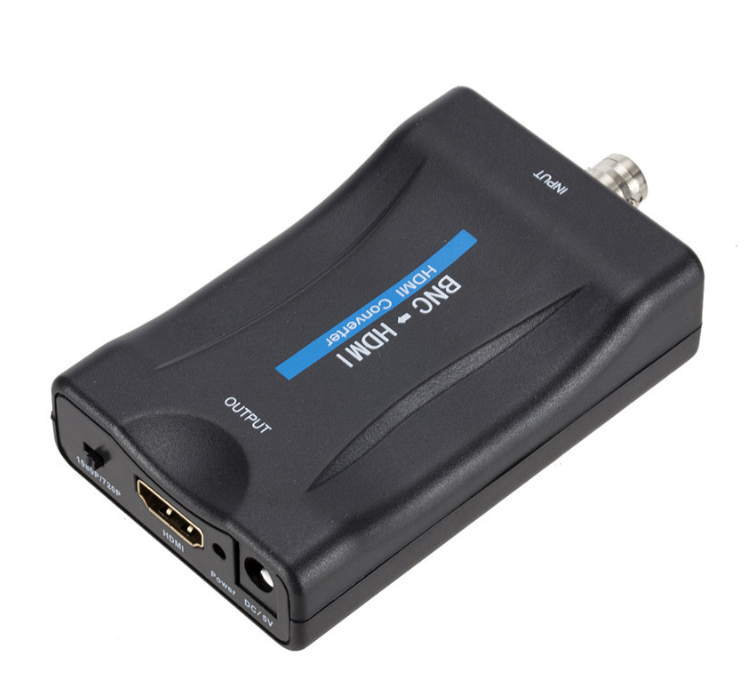 BNC to HDMI Converter to Monitor 1080P 720P Video Converter BNC Coaxial to HDMI,With power supply adapter