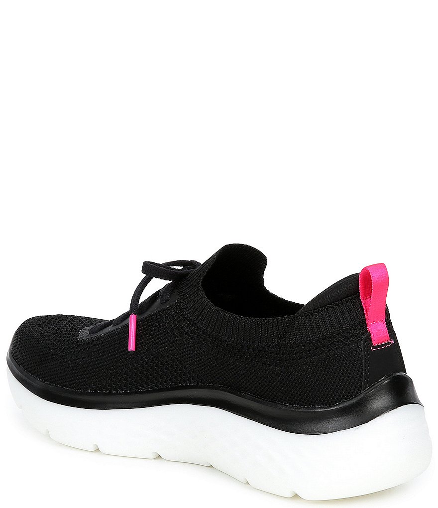 Skechers Go Walk Hyper Burst Mesh Slip-On Sneakers