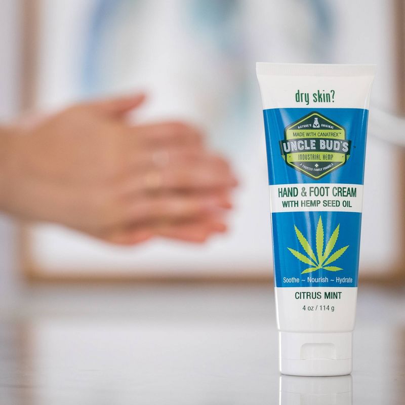 Uncle Bud's Hemp Hand and Foot Cream - 4oz