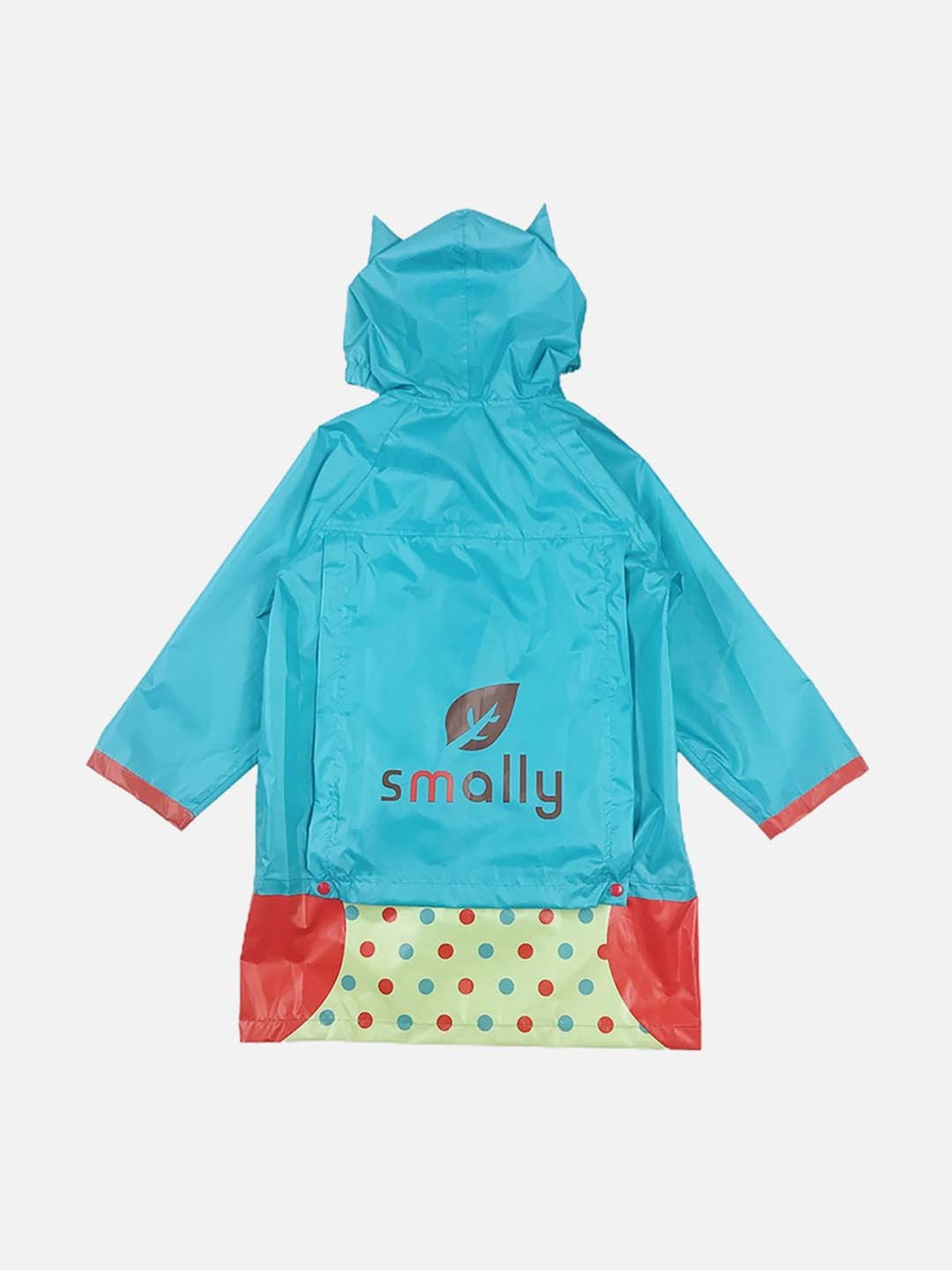 Little Surprise Box Kids Pink Printed Full Sleeves Raincoat