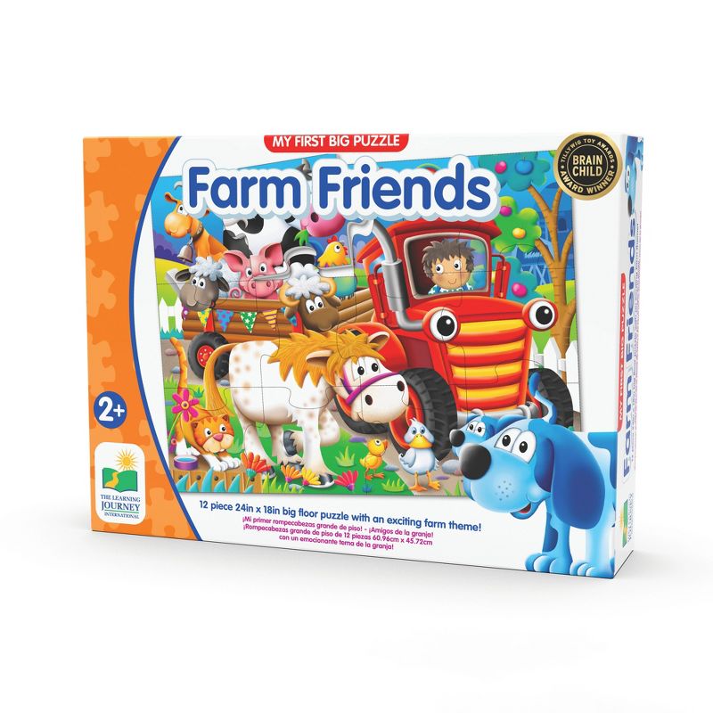 The Learning Journey My First Big Floor Puzzle Farm Friends 12 pcs