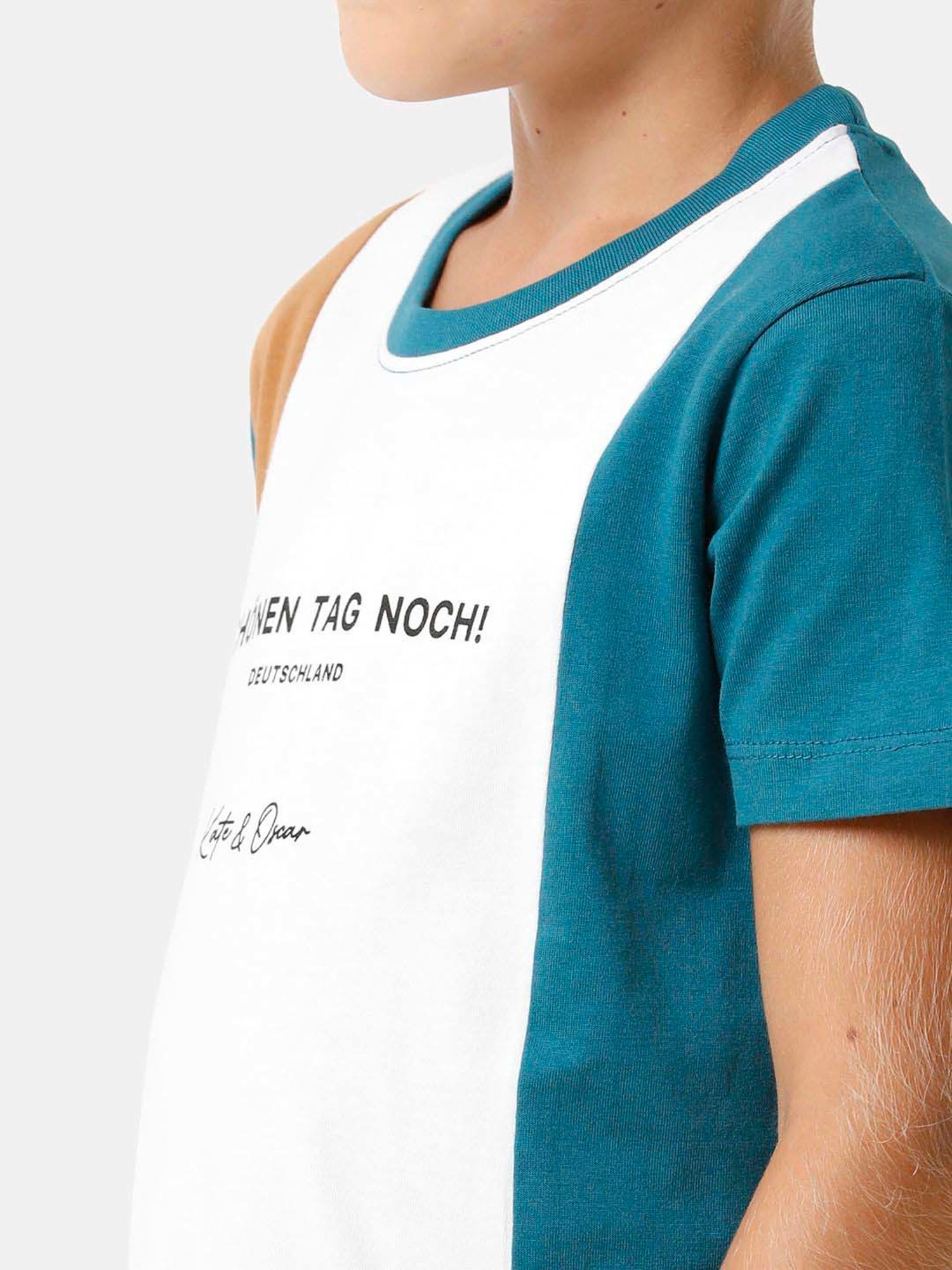 Kate & Oscar Kids Multicolor Cotton Printed T-Shirt