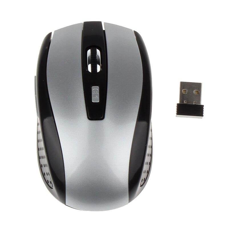2.4G Wireless Mouse Portable Optical 6 Buttons 1200 DPI Mice For Computer PC Laptop Gamer Black Blue Green Red Color Mouse