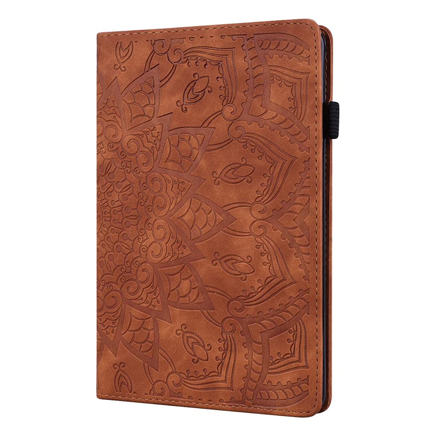 Galaxy Tab S6 Lite Case 10.4 Inch 2020 Model, Dteck Slim PU Leather Stand Folding Folio Shockproof Protective Tablet Case for Samsung Galaxy Tab S6 Lite 10.4 2020 SM-P610/P615 Tablet, Brown