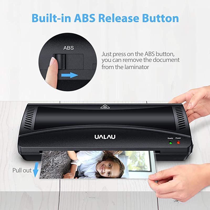 Laminator Machine 4 in 1 Thermal Laminator with 20 Laminating Pouches Paper Trimmer Corner Rounder for HomeOfficeSchool Use Laminates Up to 9 Inches