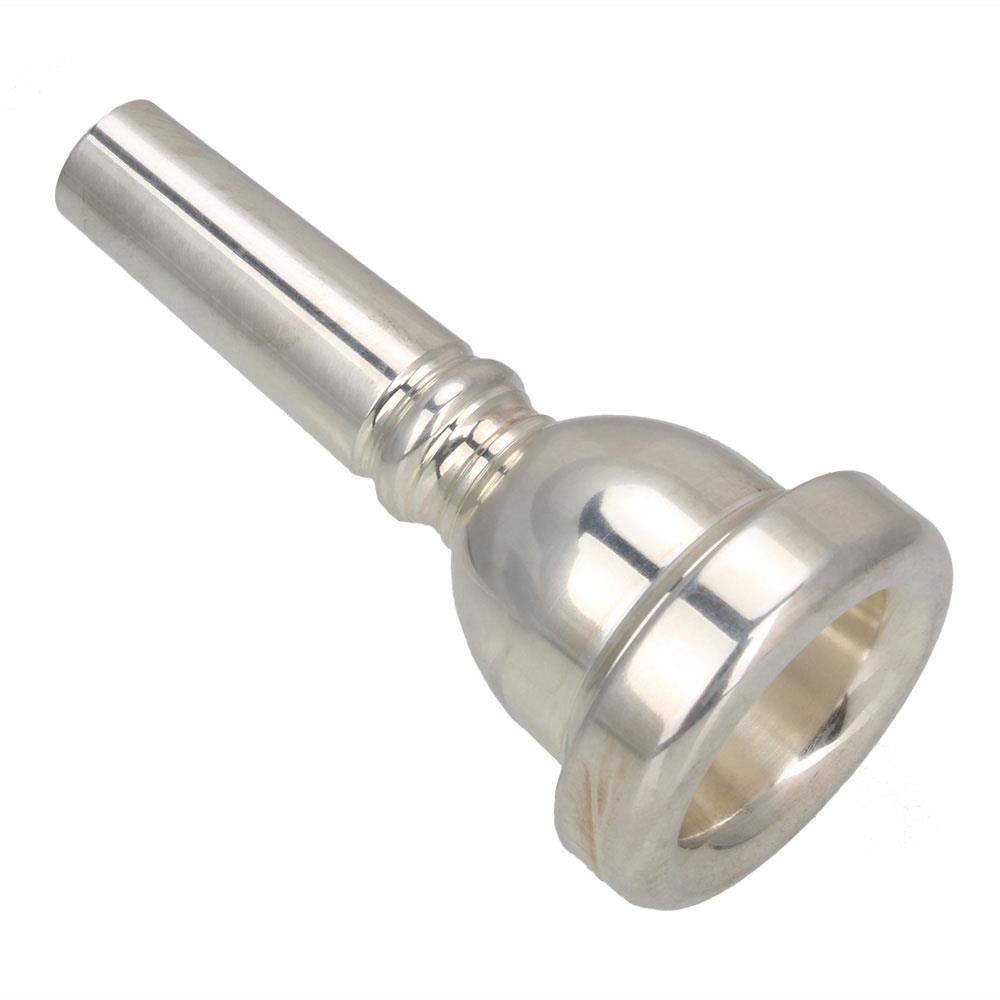 BQLZR Silver Plated Bass Trombone Mouthpiece Musical Instruments Pack of 5