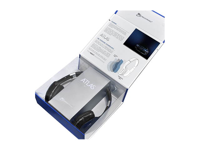 Mee audio Carbon HP-ATLAS-CF-MEE Atlas Fantasy IML Graphics On-Ear Headphones with Headset Functionality