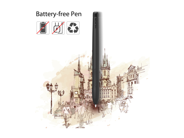 Huion Inspiroy H430P Graphics Drawing Tablet 4.8 x 3 inches with Battery-Free Pen Recognize 4096 Pen Pressure with a Glove