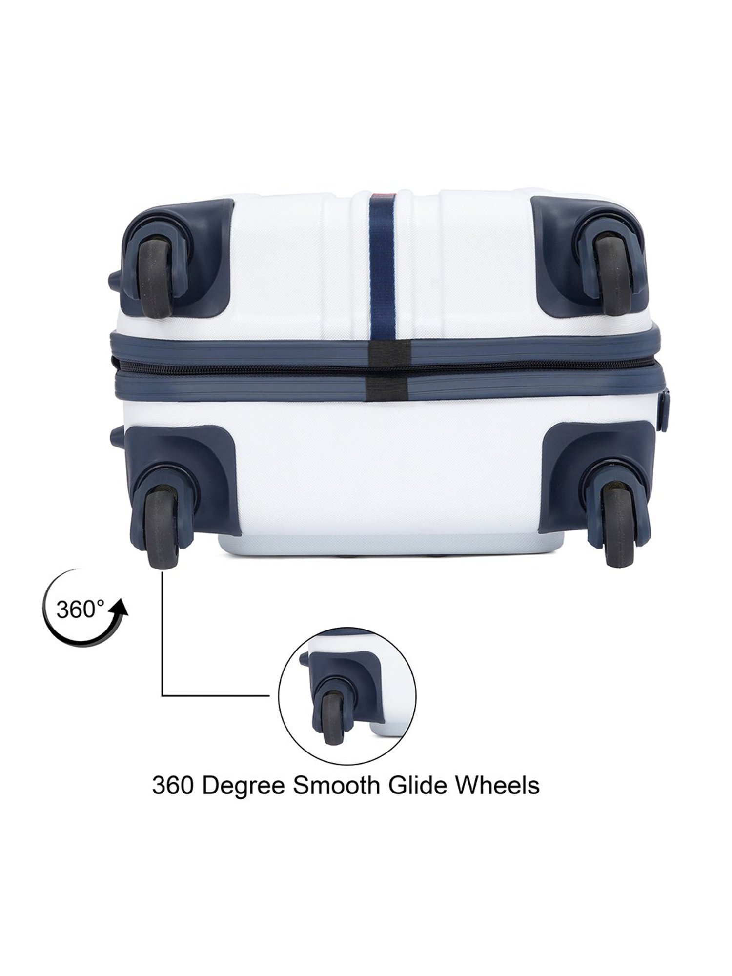 Skybags Salsa Red Solid Hard Medium Trolley Bag - 46 cm