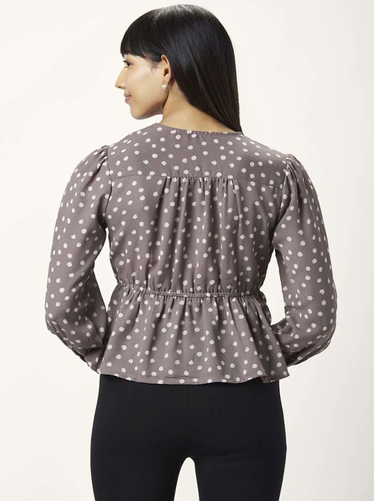 Annabelle by Pantaloons Grey Comfort Fit Top