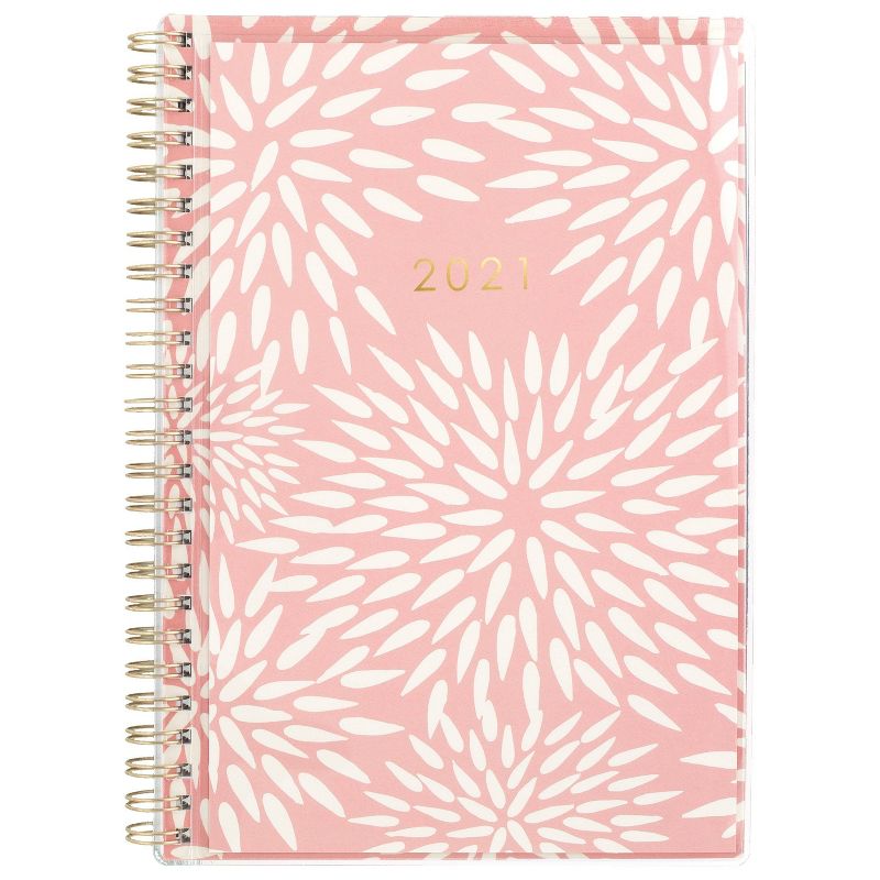 2021 Planner 5.875" x 8.5" CYO Mums The Word Pink - Katie Kime