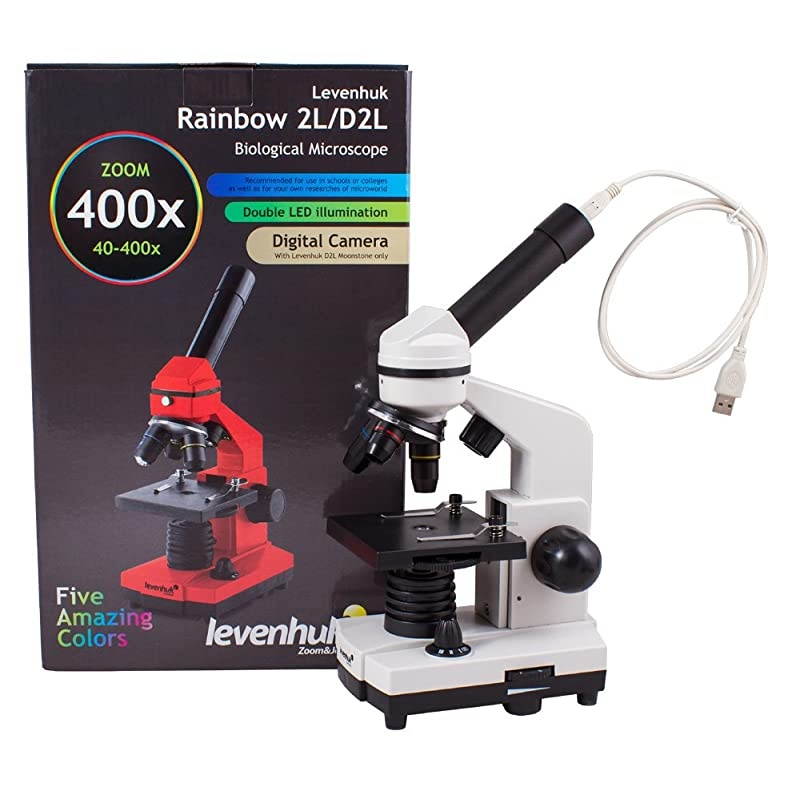 Rainbow D2L 0.3M Portable Digital Microscope &ndash; Comes with Camera, Software and Experiment Kit