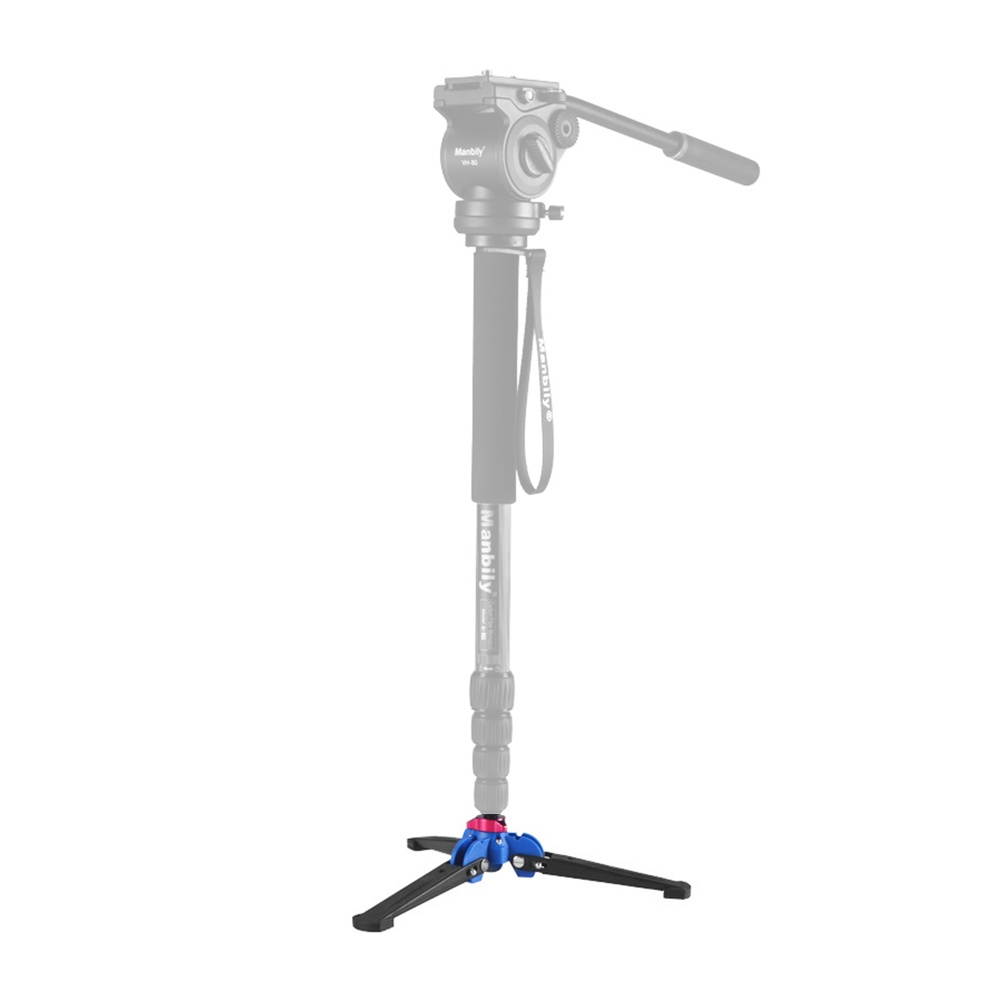 Three Leg DSLR Camera Photography Mini Tripod Monopod Unipod Base Stand Holder Support with 3/8" Screw for Tripod Fluid Ball Head