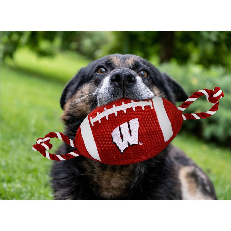 NCAA Virginia Tech Hokies Nylon Football Dog Toy