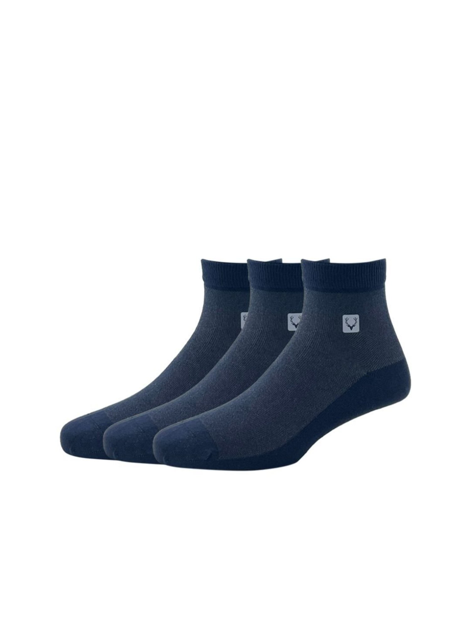Allen Solly Navy Cotton Socks (Pack of 3)
