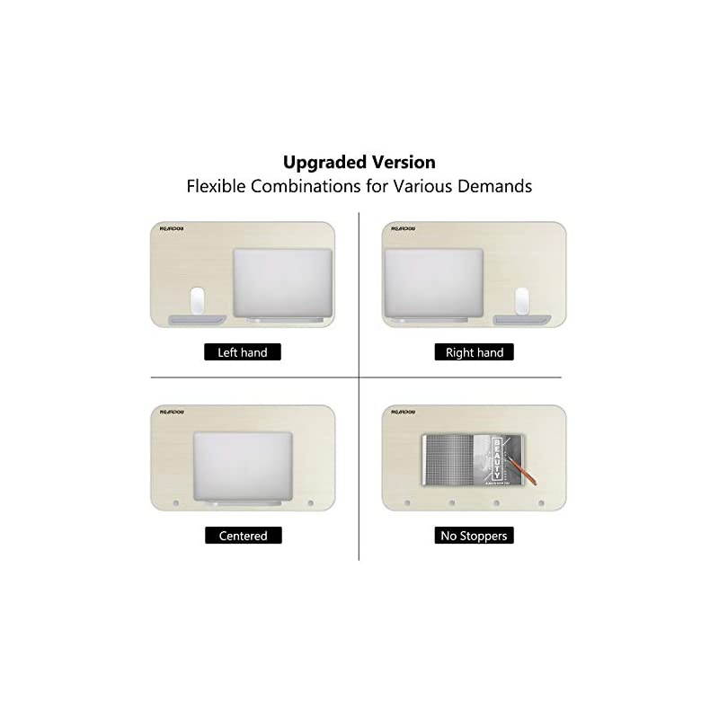 Laptop Bed Tray Table  Adjustable Laptop Bed Stand Portable Standing Table with Foldable Legs Foldable Lap Tablet Table for Sofa Couch Floor Medium Size