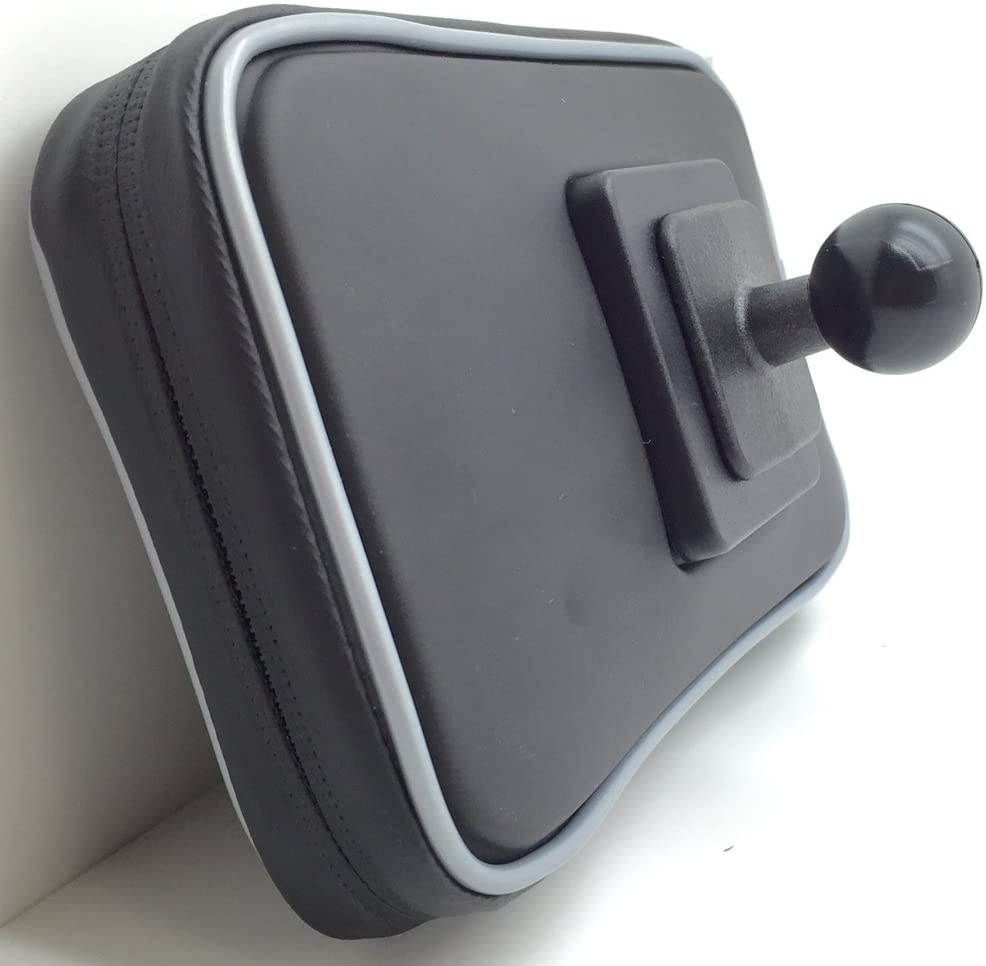 ChargerCity 5" GPS Screen Water Resistant Case w/1" inch Ball Connection (Compatible with Garmin Nuvi Drive Drive Smart 50 51 52 55 56 57 57LM 25xx 2558 2559 2589 2599 dezl 570 580 LMT LM GPS)