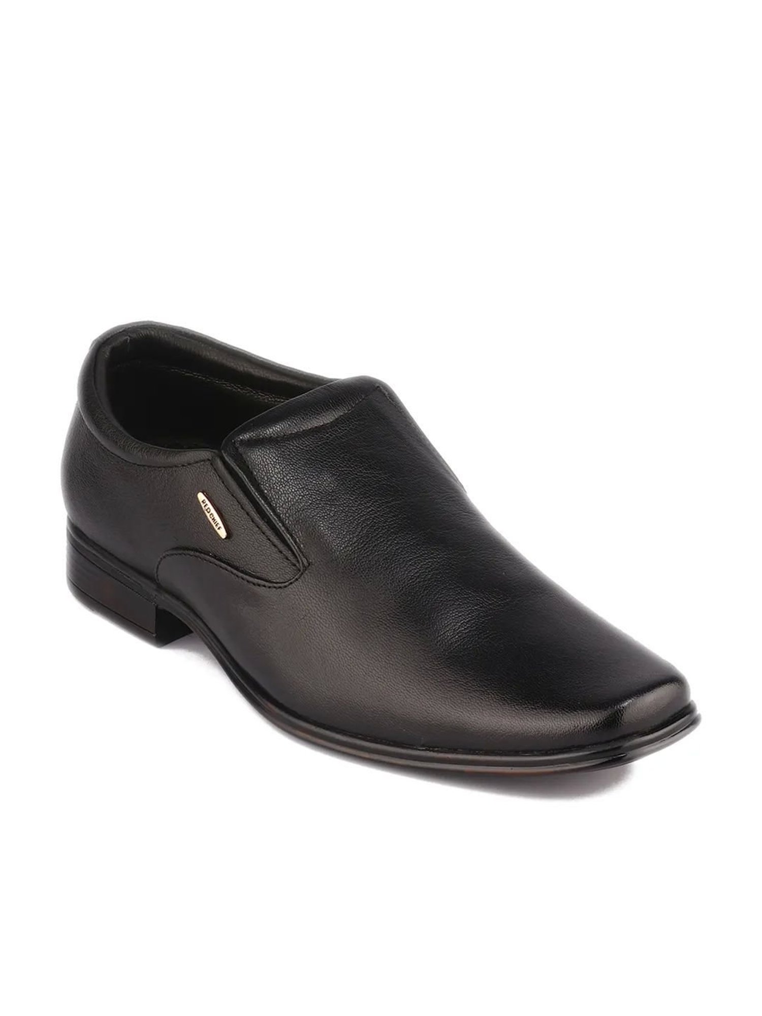 Red Chief Men's Black Formal Slip-Ons
