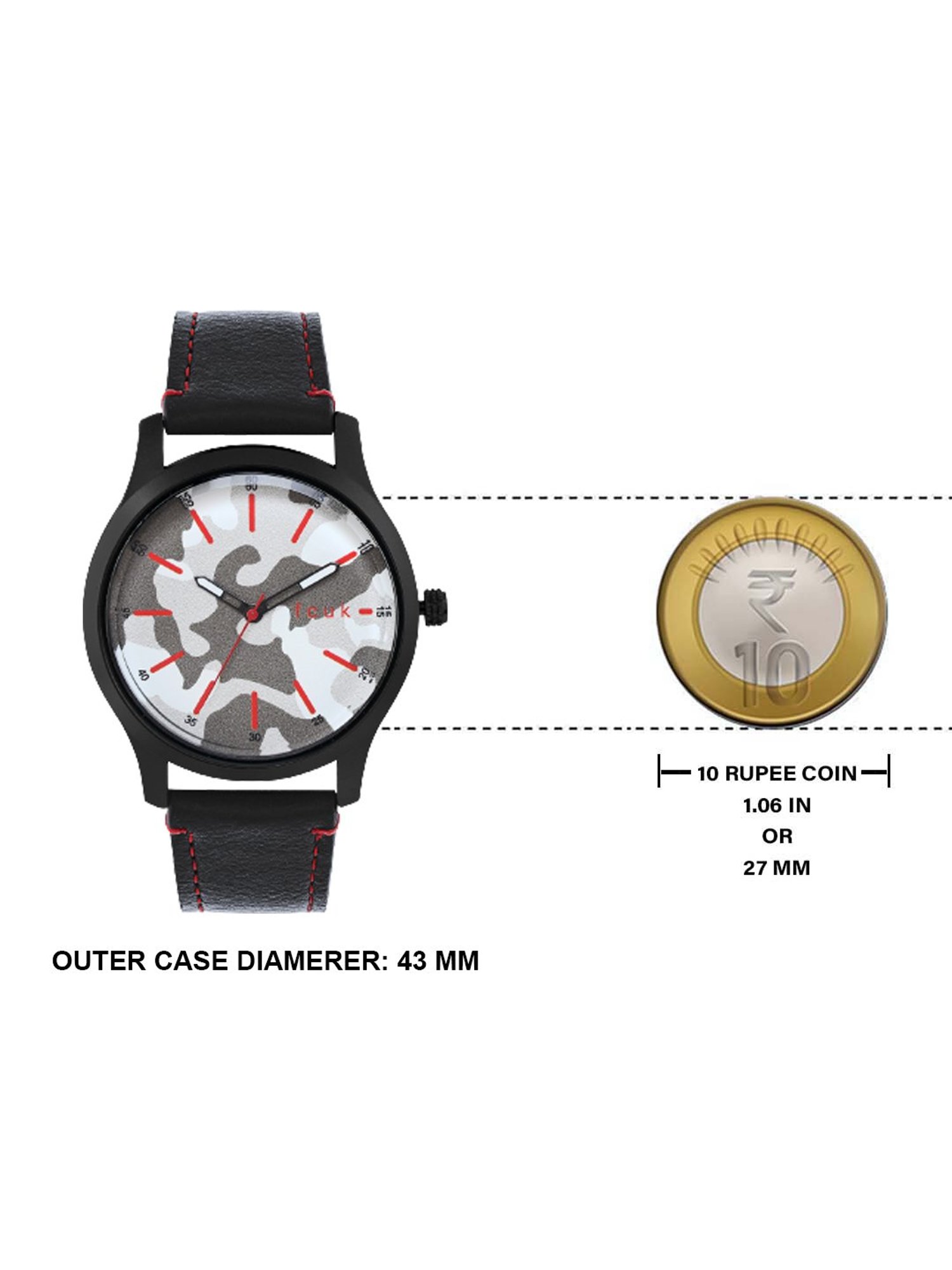 FCUK FK00011C Analog Watch for Men