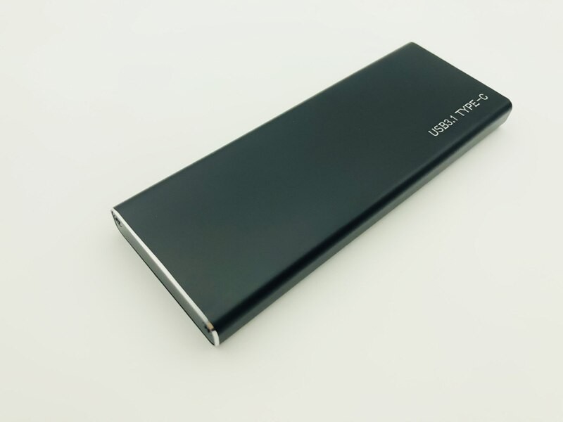 NVME PCIE USB3.1 HDD Enclosure Metal Case Type-C to M.2 NVME M Key SSD Case Adapter External Mobile Box for 2230-2280 SSD M2