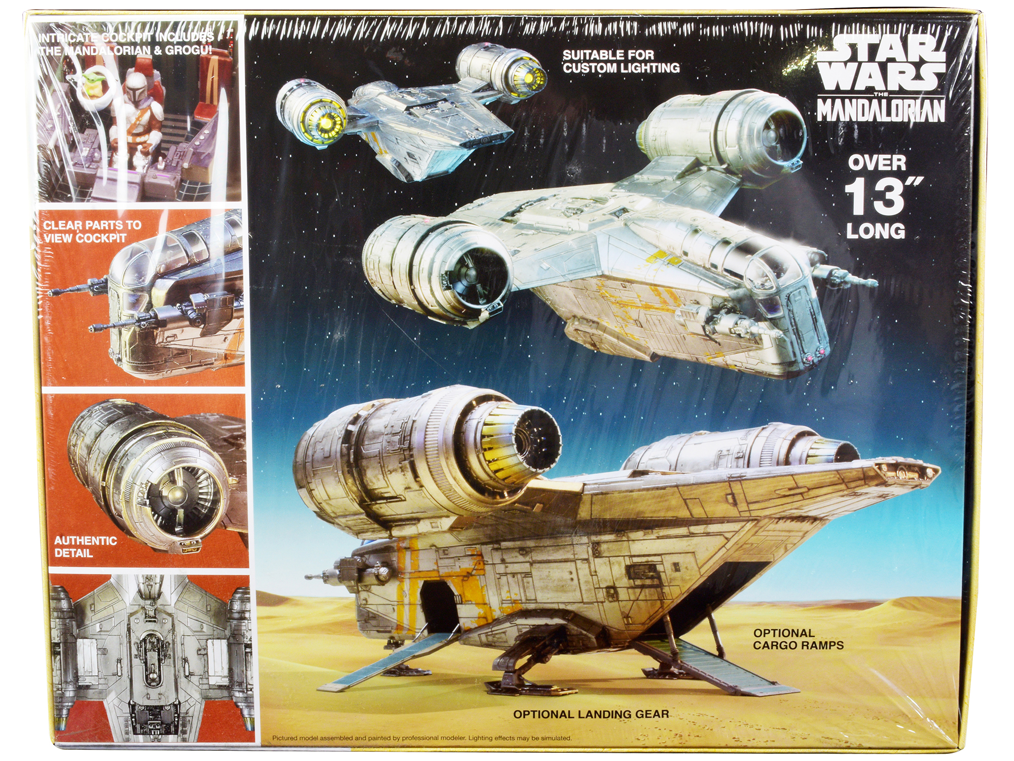 Skill 2 Model Kit U.S.S. Enterprise NCC-1701-C Space Ship "Star Trek: The Next Generation" (1987) TV Series 1/1400 Scale Model by AMT