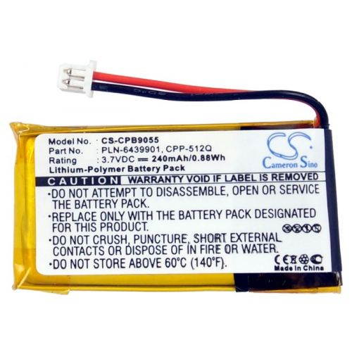 240mAh Li-Polymer Battery for Plantronics Headset CS50USB