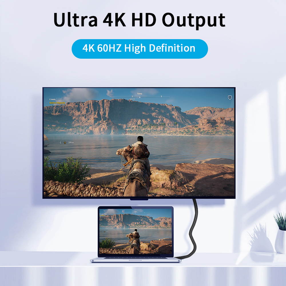 5A 100W Type-C Cable, 6.6ft USB Power Delivery (PD) Fast Charge USB C 3.1 Gen2, 10Gbps Data &mdash; Compatible with PD Docking Stations, Hard Drives, MacBook Pro, Air, iPad Pro, PixelBook, 4K/5K Displays