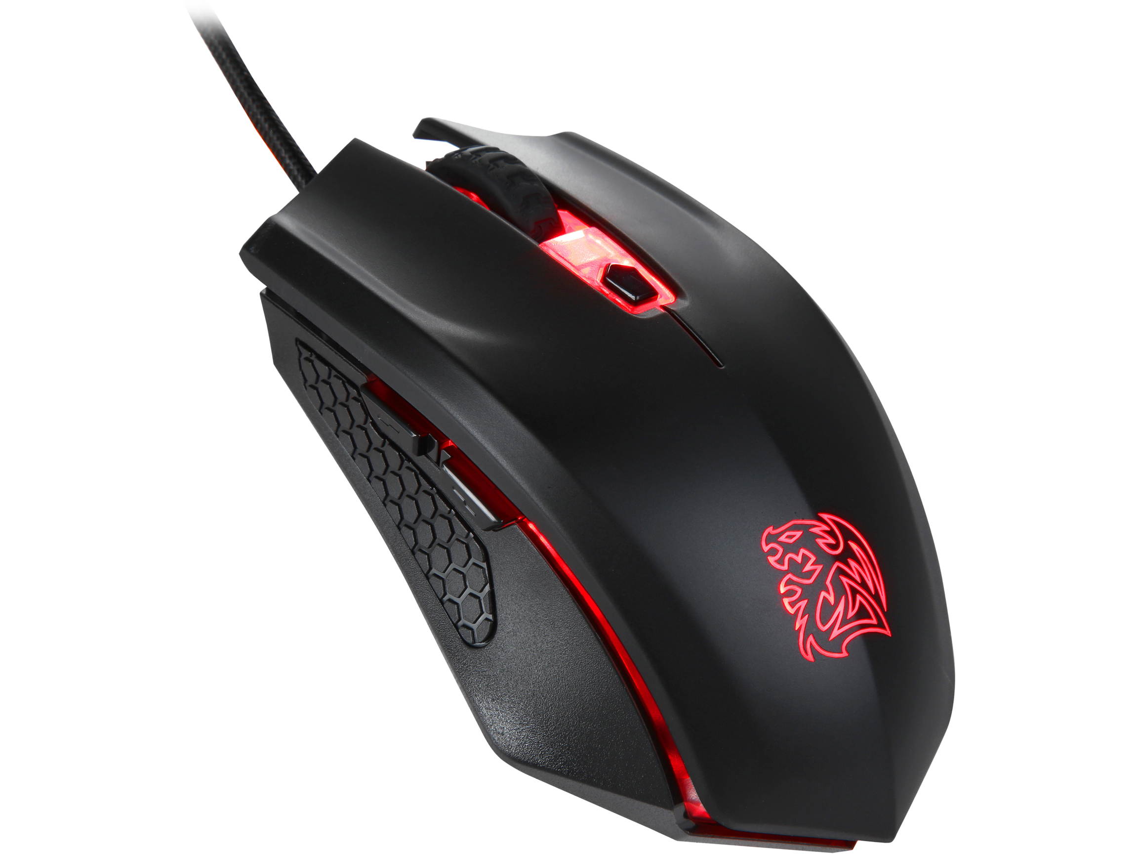 Thermaltake Tt eSPORTS Nemesis Switch MOBA / MMO / RTS Optical RGB Gaming Mouse, MO-NMS-WDOOBK-01