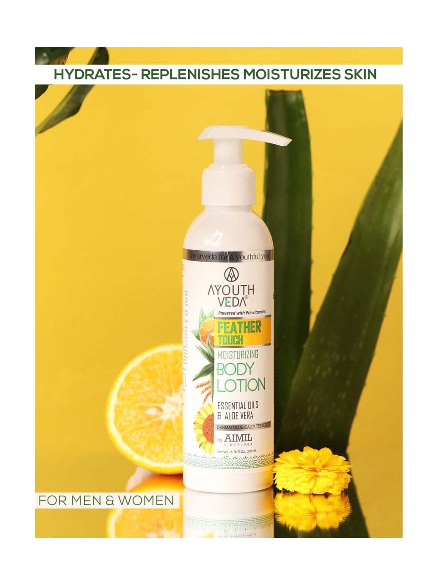 AyouthVeda Feather Touch Moisturizing Body Lotion - 200 ml