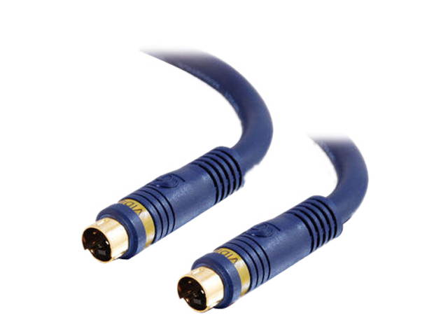 C2G 29162 Velocity S-Video Cable, Blue (75 Feet, 22.86 Meters)