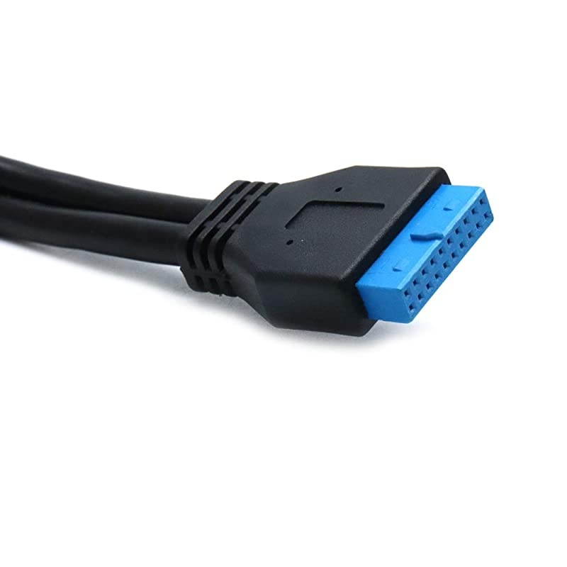 Dual Panel Mount USB 30 to Motherboard Header Cable