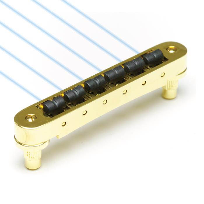 Graph Tech Ghost Loaded ResoMax NV 4mm Tune-O-Matic Guitar Bridge - Gold