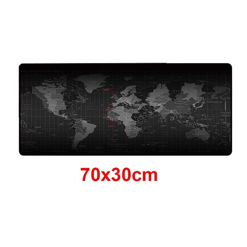 Extra Large Mouse Pad Old World Map Gaming Mousepad Anti-slip Natural Rubber Gaming Mouse Mat with Locking Edge