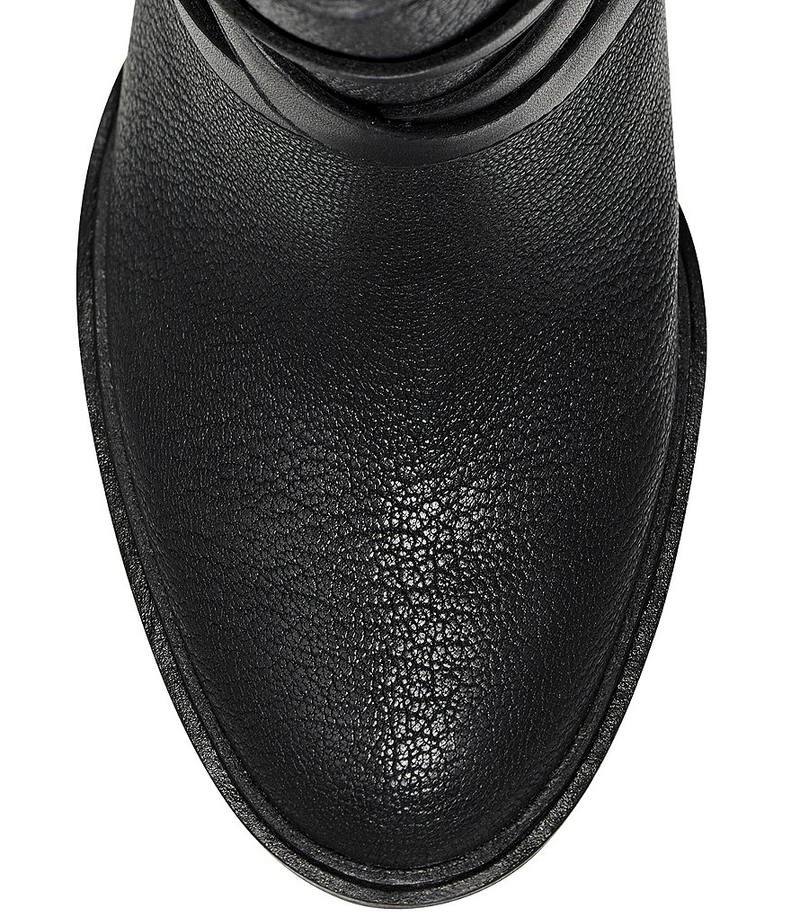 Vince Camuto Elisen Leather Platform Lug Sole Booties